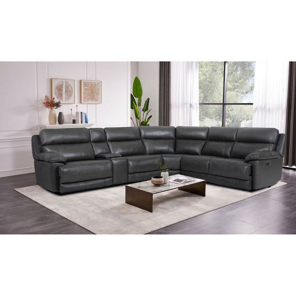 Cologne Electric Leather Corner Sofa